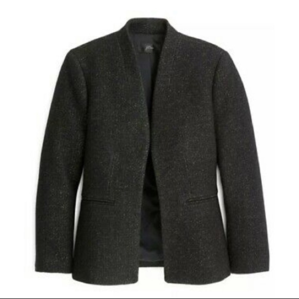 NWT Tweed + metallic style blazer